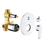 Ultra slim concealed shower valve